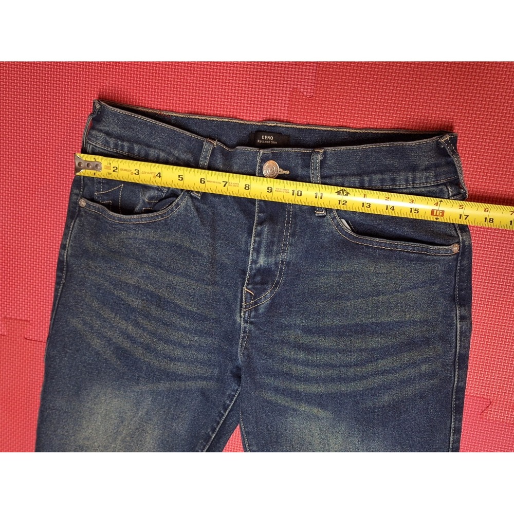 True Religion Blue Denim Jeans Geno Relaxed Slim Fit Pants Size 32x32 Men's - Picture 7 of 10